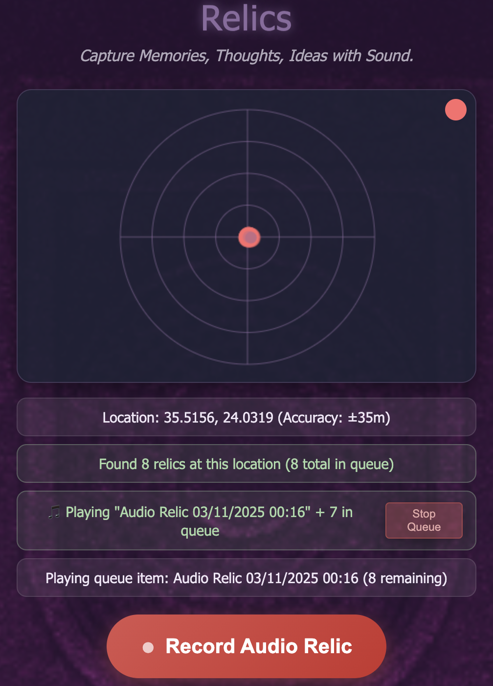 Lerics App Interface